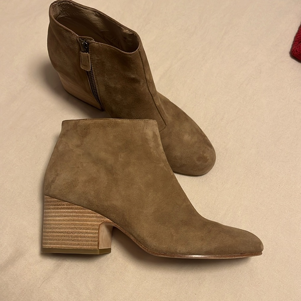 Suede ankle boots